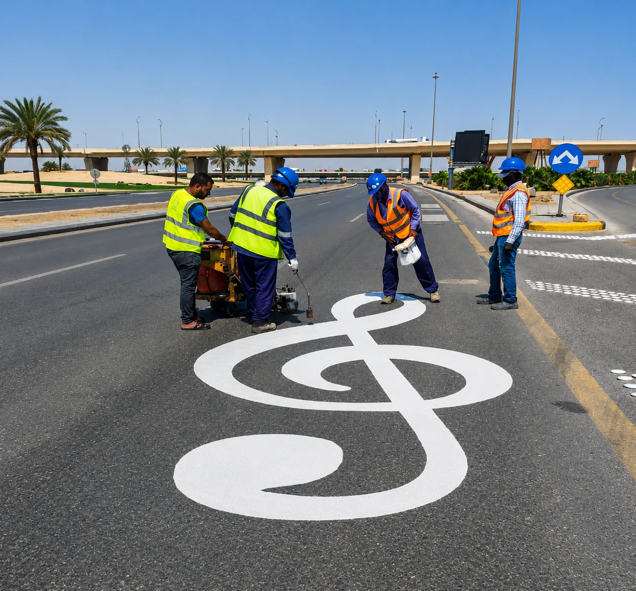 Thermoplastic Road Marking